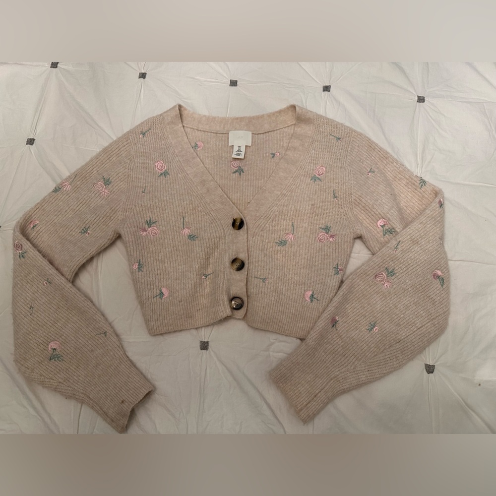Floral cardigan